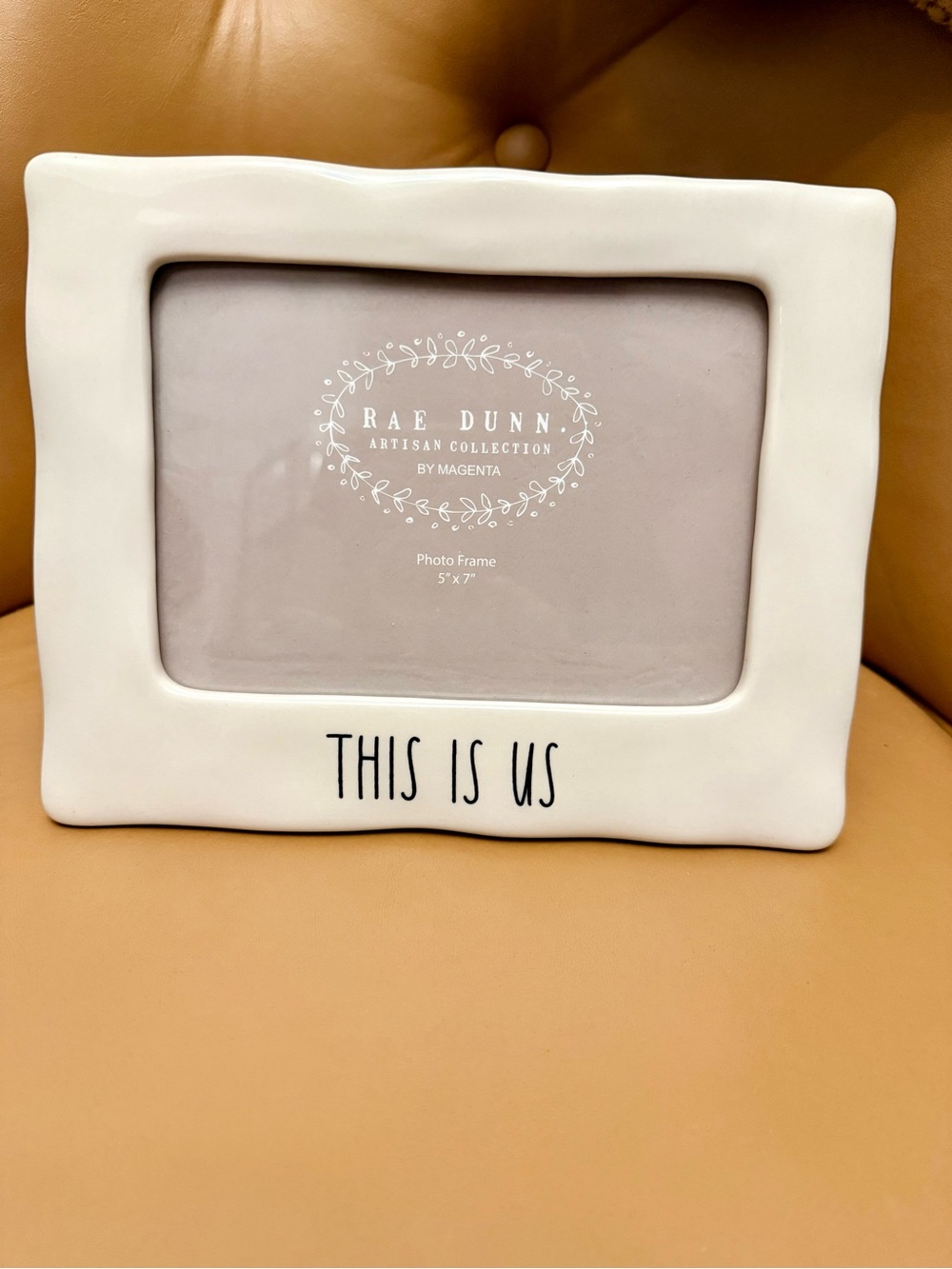 NWOT Rae Dunn This Is Us 5x7 Farmhouse Photo Picture Frame in Ivory